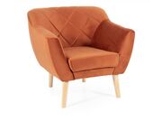 Кресло SIGNAL KARO 1 Velvet Bluvel 4215 кориц..