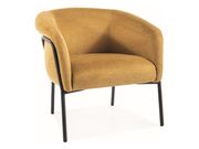 Кресло SIGNAL CLOVER Brego 68 карри/черный..