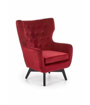 Кресло HALMAR MARVEL бордовый/черный