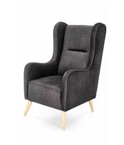 Кресло HALMAR CHESTER 2 антрацит/натуральный