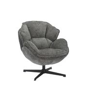 Кресло SIGNAL BETTY серый/черный