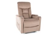 Кресло SIGNAL IKAR Velvet 40 раскладное, темн..