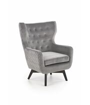 Кресло HALMAR MARVEL серый/черный