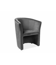 Кресло SIGNAL TM-1 Velvet Bluvel 14 серый/венге