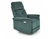 Кресло HALMAR SEMIR раскладное, темно-зеленый..