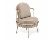 Кресло Sheffilton SHT-AMS123 латте/кофейный..