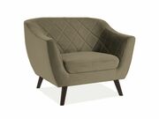 Кресло SIGNAL MOLLY 1 Velvet Bluvel 77 оливко..