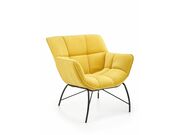Кресло HALMAR BELTON желтый/черный..