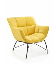 Кресло HALMAR BELTON желтый/черный