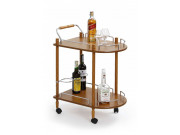 Стол сервировочный HALMAR BAR4 бук/хром..