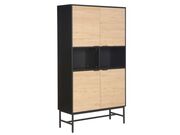 Стеллаж SIGNAL MAGO R1 дуб/черный мат..