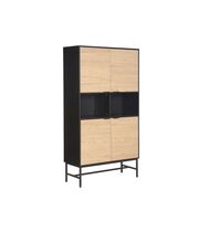 Стеллаж SIGNAL MAGO R1 дуб/черный мат