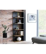 Стеллаж SIGNAL CORNER дуб вотан/черный, 170/60/25