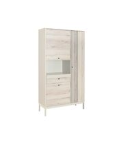 Стеллаж SIGNAL FROST R1 дуб альпийский/белый