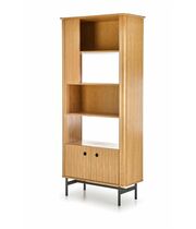 Стеллаж HALMAR SMART REG1 дуб натуральный/черный