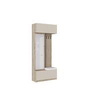 Прихожая МК Стиль БОСТОН ЛДСП дуб крафт серый/кашемир/белый