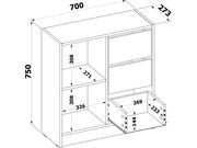 Комод Сокол Т-1 белый..