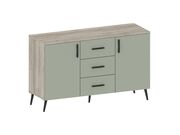 Комод САНТАН Юми КМ-3503 Дуб серый/Эвкалипт..