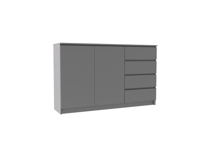 Комод ДСВ (МС Мори) МК 1600.1 Графит