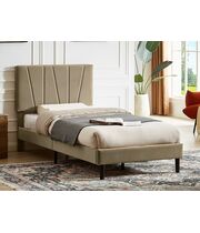 Кровать SIGNAL SAVANA Velvet Bluvel 28 бежевый, 90/200