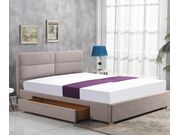 Кровать HALMAR MERIDA бежевый, 160/200..