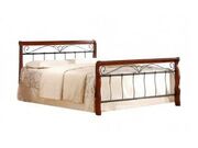 Кровать HALMAR VERONICA античная черешня/черн..