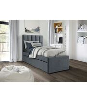 Кровать HALMAR RUSSO серый, 90/200