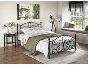 Кровать HALMAR PANAMA черный, 120/200..