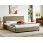 Кровать SIGNAL COLUMBIA Velvet Bluvel 28 бежевый, 160/200