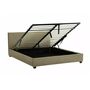 Кровать SIGNAL COLUMBIA Velvet Bluvel 28 бежевый, 160/200