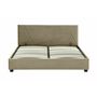 Кровать SIGNAL COLUMBIA Velvet Bluvel 28 бежевый, 160/200