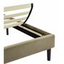 Кровать SIGNAL COLUMBIA Velvet Bluvel 28 бежевый, 160/200