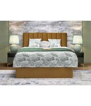 Кровать HALMAR ASENTO горчичный, 160/200