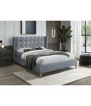 Кровать HALMAR ESTELLA серый, 160/200