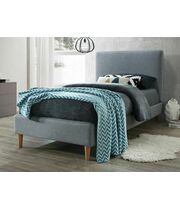 Кровать SIGNAL ACOMA tap. 23 серый/дуб, 90/200