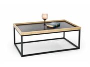 Стол журнальный HALMAR VESPA натуральный/черн..