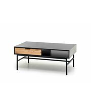 Стол журнальный HALMAR MURANO LAW-1 дуб артизан/черный, 110/60/46