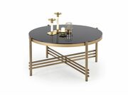 Стол журнальный HALMAR ISMENA черный/золотой,..