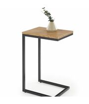 Стол журнальный HALMAR NISA дуб золотой/черный, 40/30/60