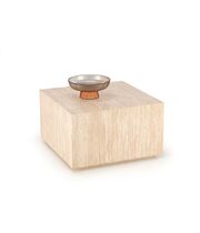 Стол журнальный HALMAR TRAVERTINO KW травертин