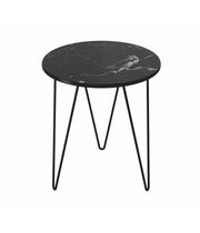 Стол журнальный Sheffilton SHT-CT27 артикул SHT-СЖ8 черный муар/черный мрамор