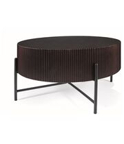 Стол журнальный SIGNAL TUCA темный орех/черный 80