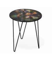 Стол журнальный Sheffilton SHT-CT27 ночной цветок/черный муар