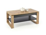 Стол журнальный HALMAR BETTY дуб артизан/черн..