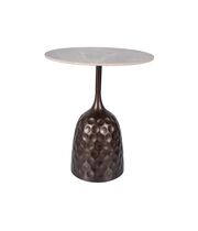 Стол журнальный SIGNAL MUTTI серый/коричневый античный 50/60