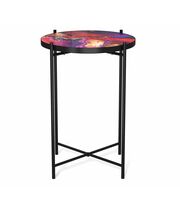 Стол журнальный Sheffilton SHT-CT8-3 амарантовый/черный муар