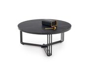 Стол журнальный HALMAR ANTICA черный мрамор/ч..