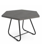 Стол журнальный Sheffilton SHT-S38/TT20 ЛДСП 70 черный муар/бетон чикаго темно-серый