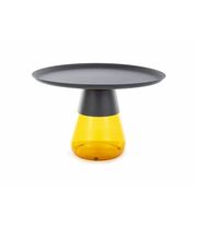 Стол журнальный SIGNAL TIFFANY B черный/оранжевый, 70/43