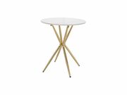 Стол журнальный SIGNAL AZALIA Ceramic белый/з..